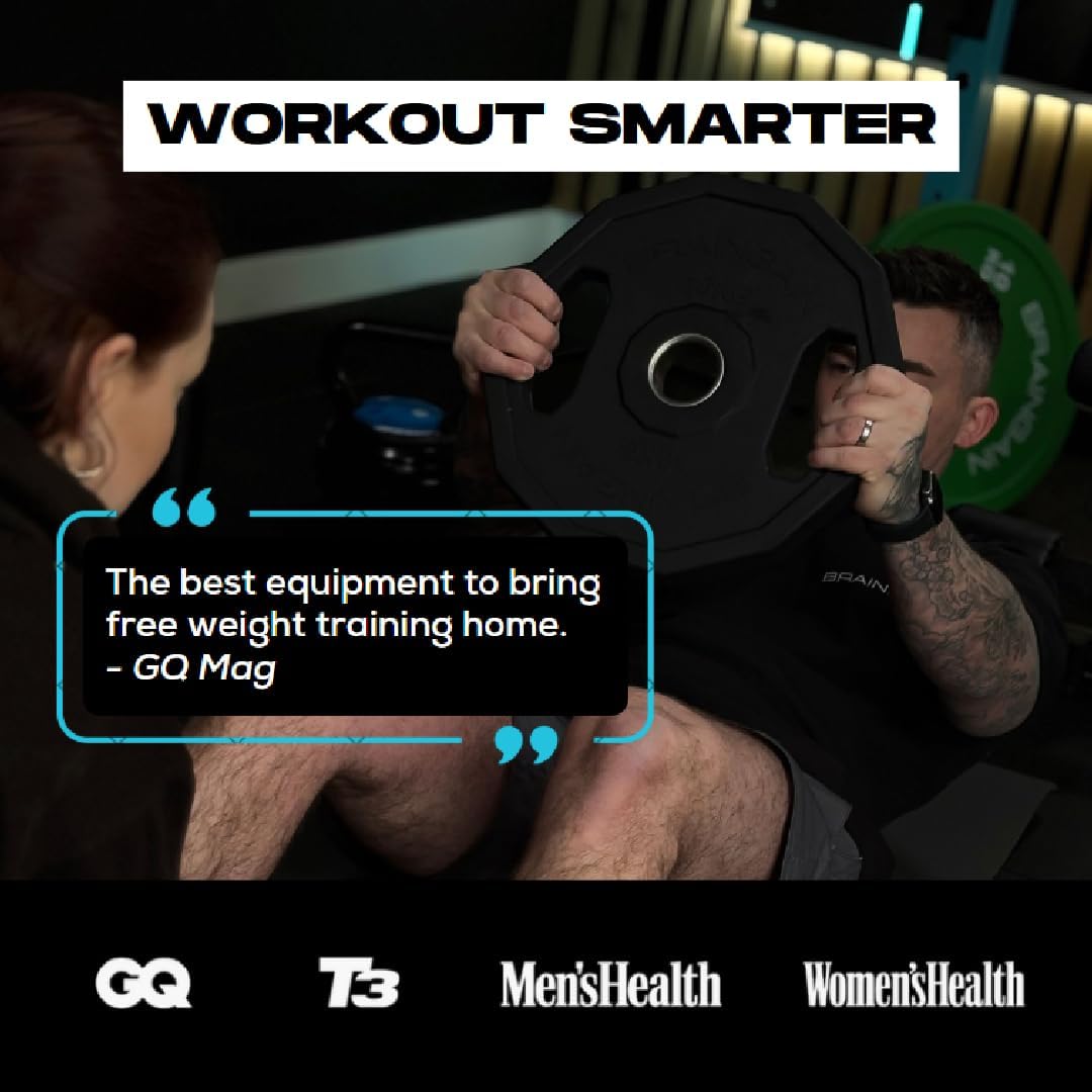 12 Sided HD Bumper Weight Plates Rubber - 5kg to 25kg